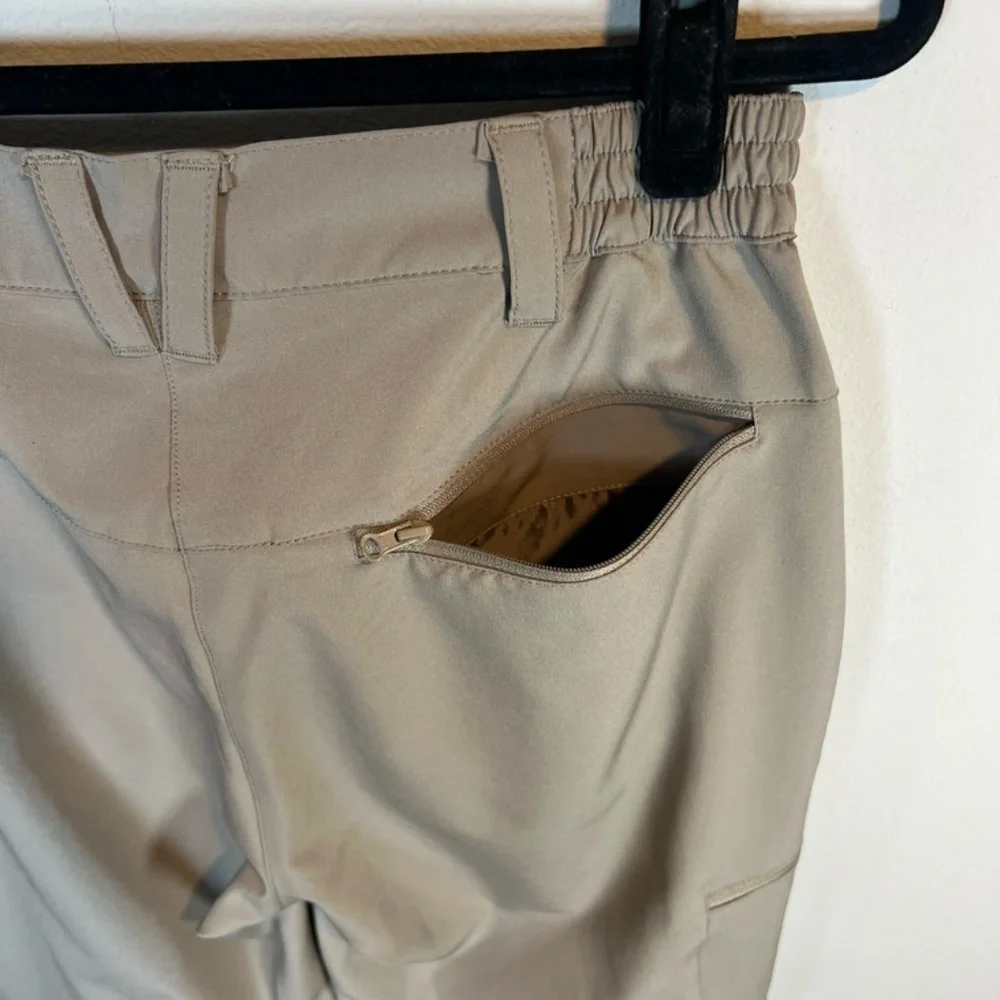 Outdoor Ventures Convertible Hiking Pants Shorts Tan Zip Off UPF Minimalist Sz 8